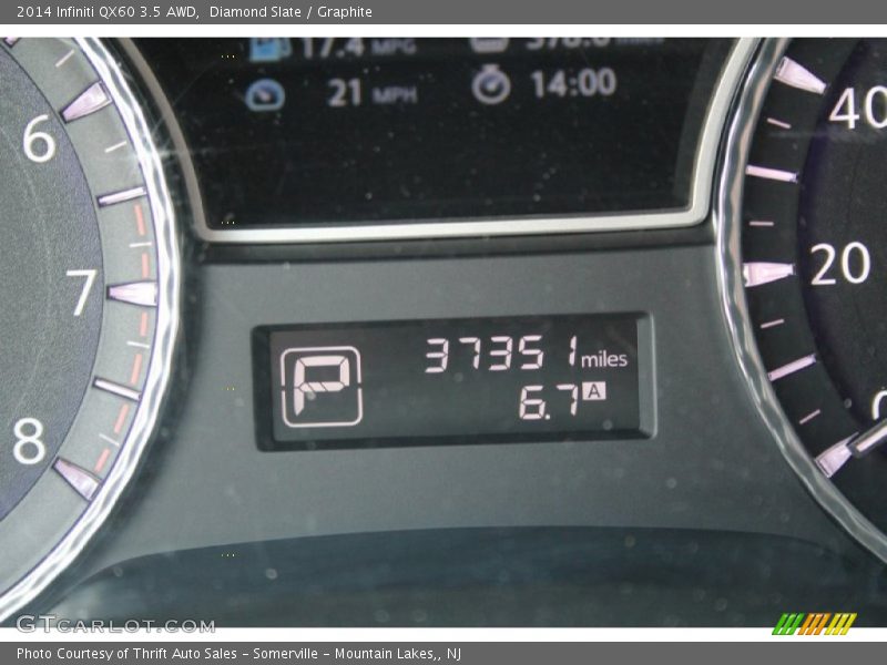 Diamond Slate / Graphite 2014 Infiniti QX60 3.5 AWD
