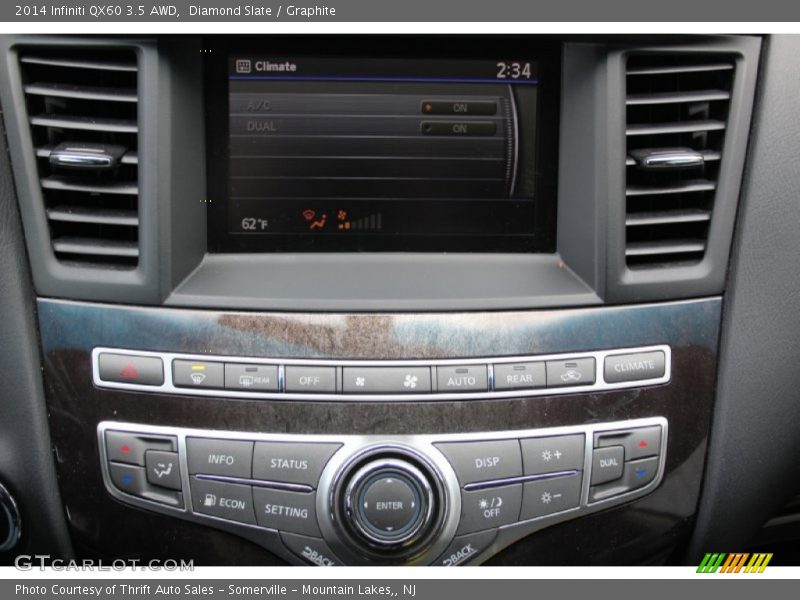 Diamond Slate / Graphite 2014 Infiniti QX60 3.5 AWD