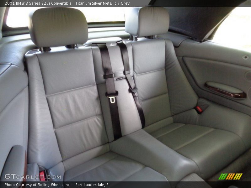 Rear Seat of 2001 3 Series 325i Convertible