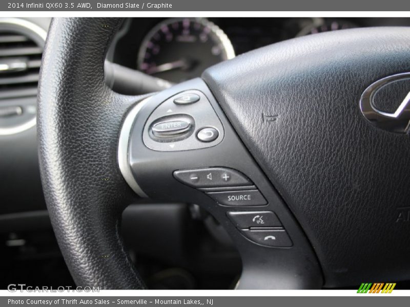 Diamond Slate / Graphite 2014 Infiniti QX60 3.5 AWD
