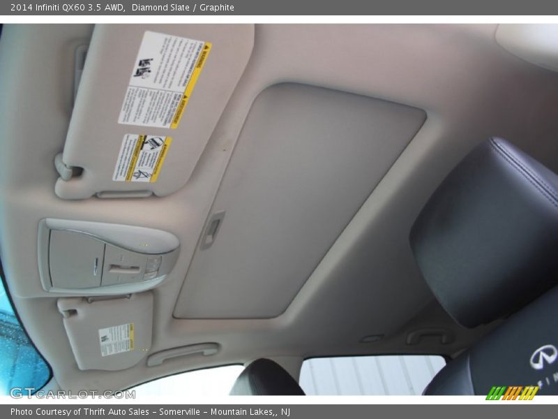 Diamond Slate / Graphite 2014 Infiniti QX60 3.5 AWD