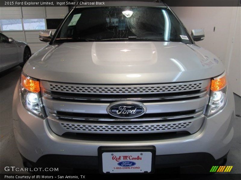 Ingot Silver / Charcoal Black 2015 Ford Explorer Limited