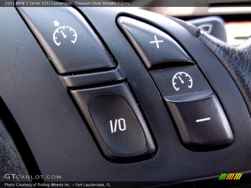 Controls of 2001 3 Series 325i Convertible