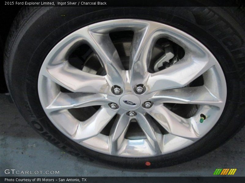 Ingot Silver / Charcoal Black 2015 Ford Explorer Limited