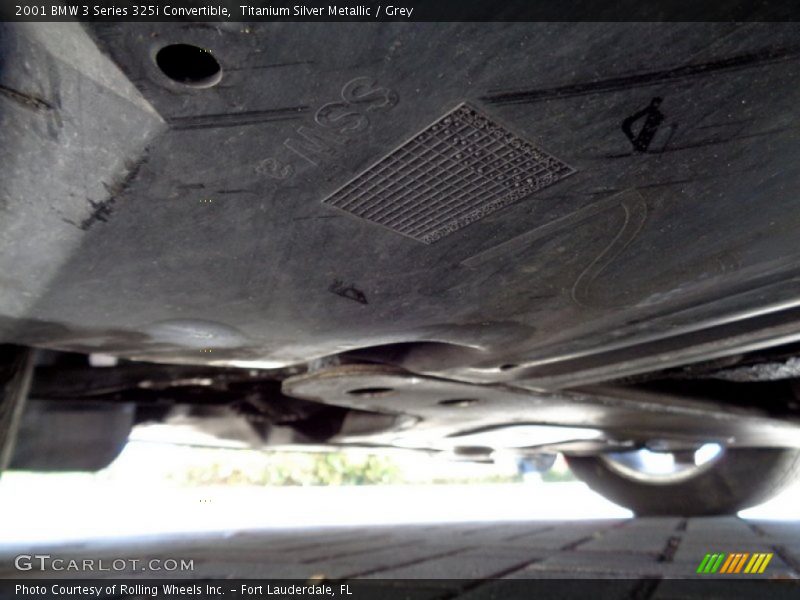 Undercarriage of 2001 3 Series 325i Convertible