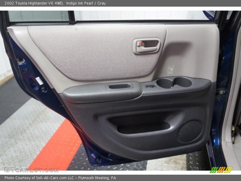 Indigo Ink Pearl / Gray 2002 Toyota Highlander V6 4WD