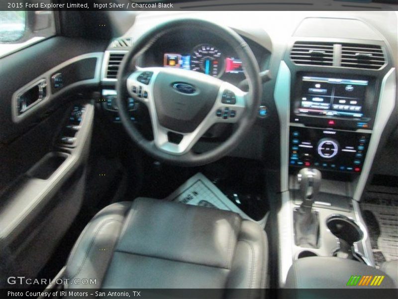 Ingot Silver / Charcoal Black 2015 Ford Explorer Limited