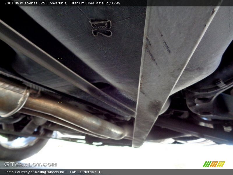Undercarriage of 2001 3 Series 325i Convertible