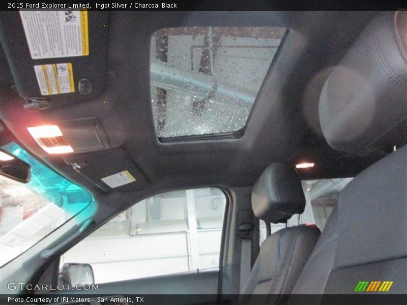 Ingot Silver / Charcoal Black 2015 Ford Explorer Limited