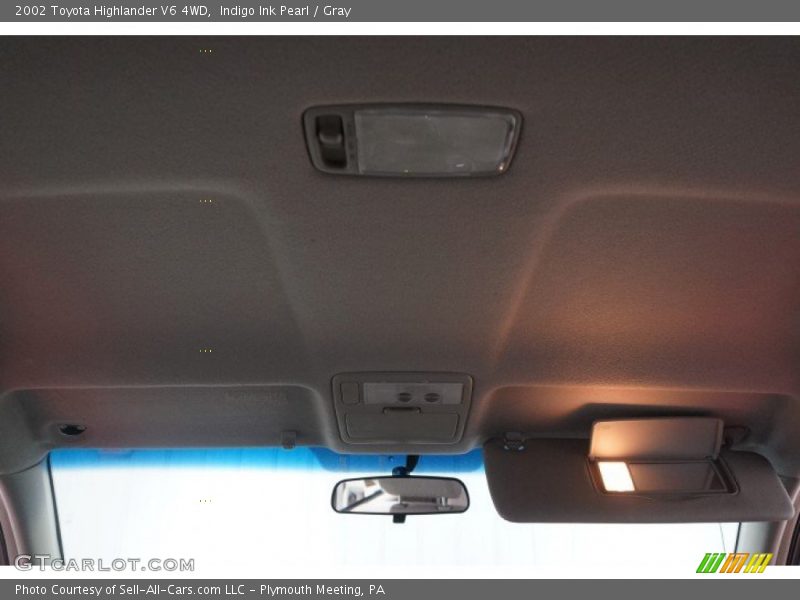 Indigo Ink Pearl / Gray 2002 Toyota Highlander V6 4WD