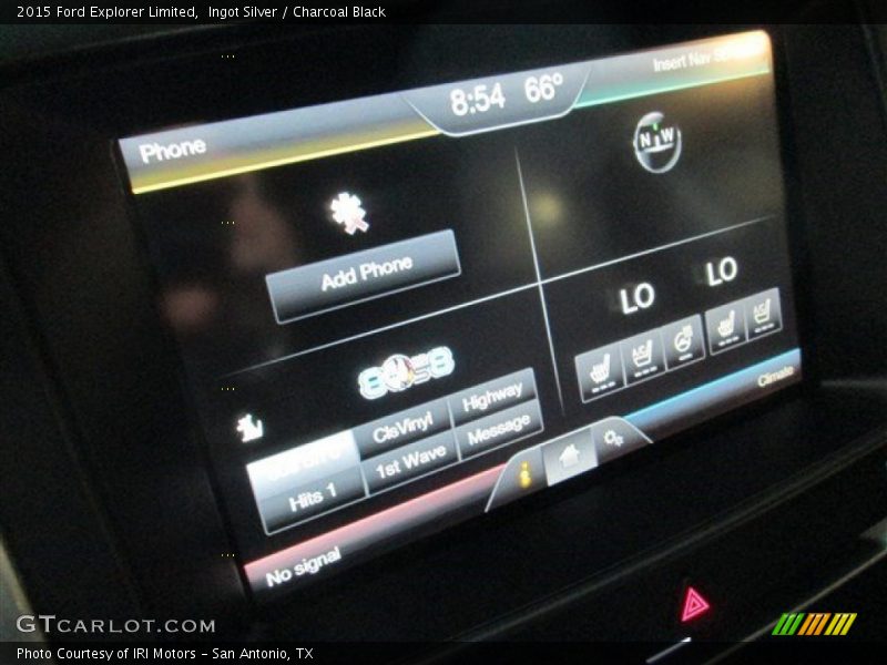 Ingot Silver / Charcoal Black 2015 Ford Explorer Limited