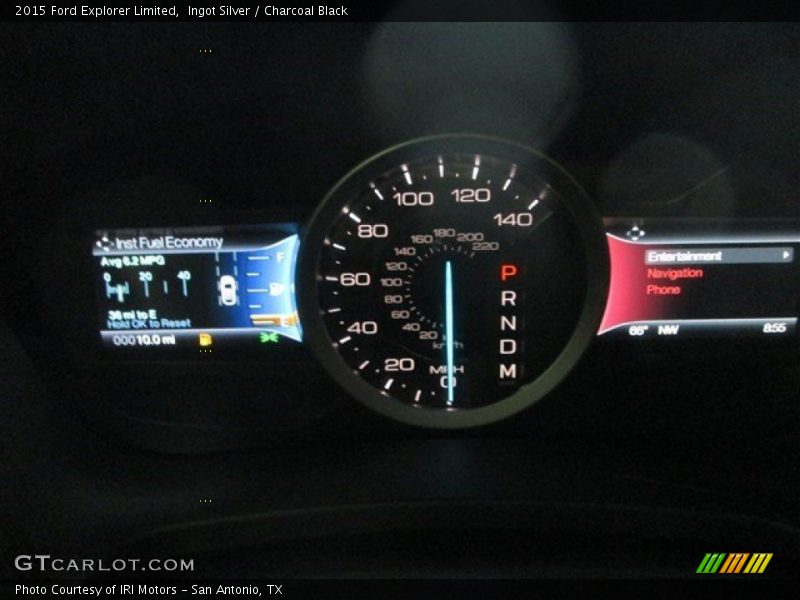 Ingot Silver / Charcoal Black 2015 Ford Explorer Limited