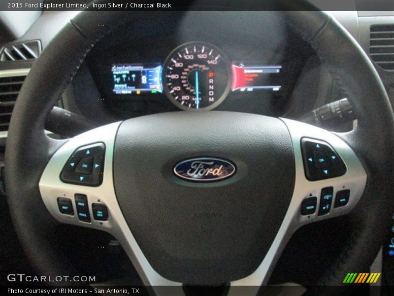 Ingot Silver / Charcoal Black 2015 Ford Explorer Limited