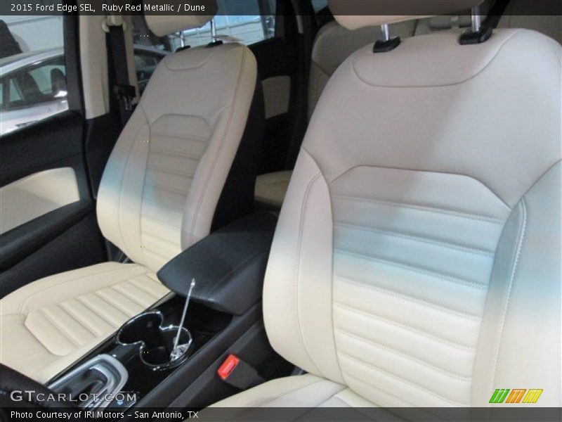 Ruby Red Metallic / Dune 2015 Ford Edge SEL