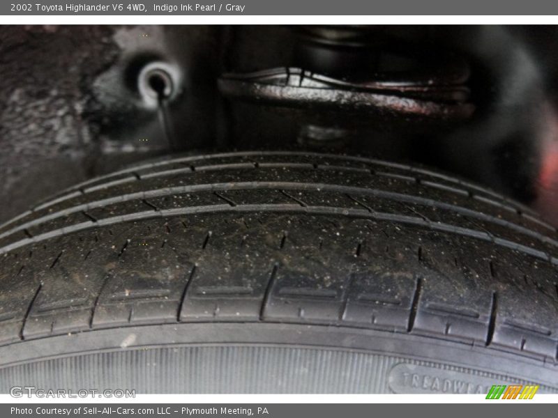 Indigo Ink Pearl / Gray 2002 Toyota Highlander V6 4WD