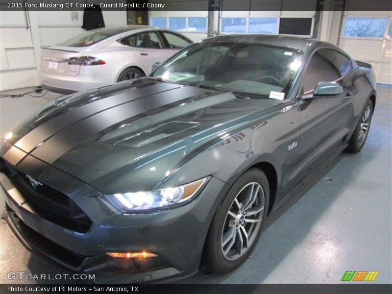 Guard Metallic / Ebony 2015 Ford Mustang GT Coupe