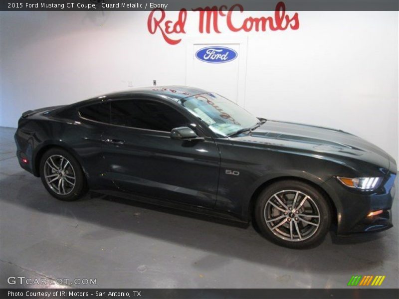 Guard Metallic / Ebony 2015 Ford Mustang GT Coupe