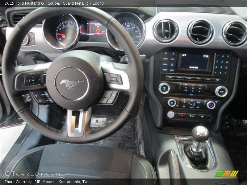 Guard Metallic / Ebony 2015 Ford Mustang GT Coupe