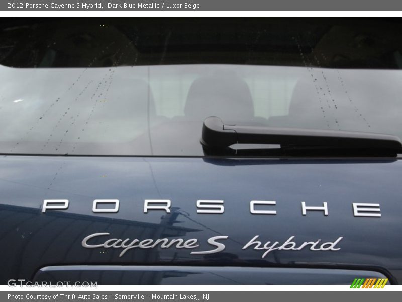 Dark Blue Metallic / Luxor Beige 2012 Porsche Cayenne S Hybrid