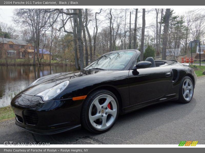 Black / Black 2004 Porsche 911 Turbo Cabriolet