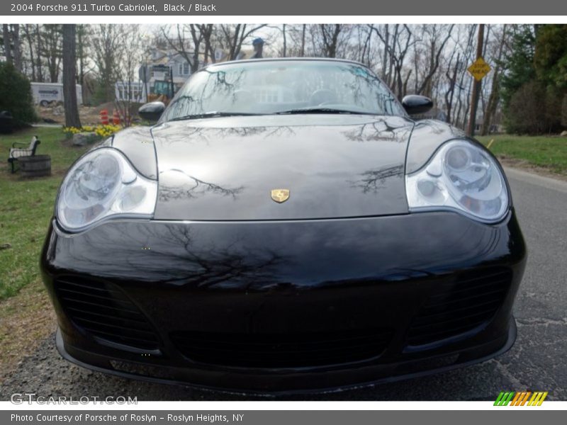 Black / Black 2004 Porsche 911 Turbo Cabriolet