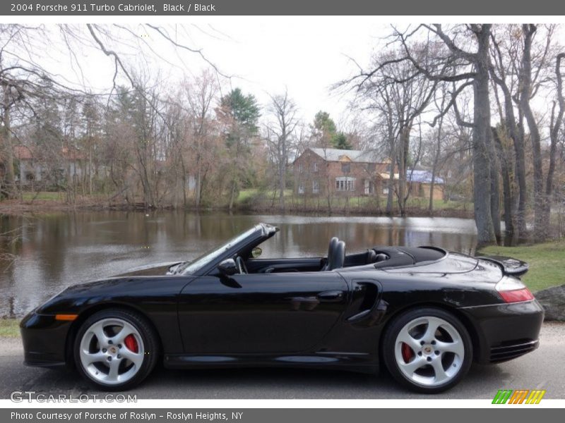 Black / Black 2004 Porsche 911 Turbo Cabriolet