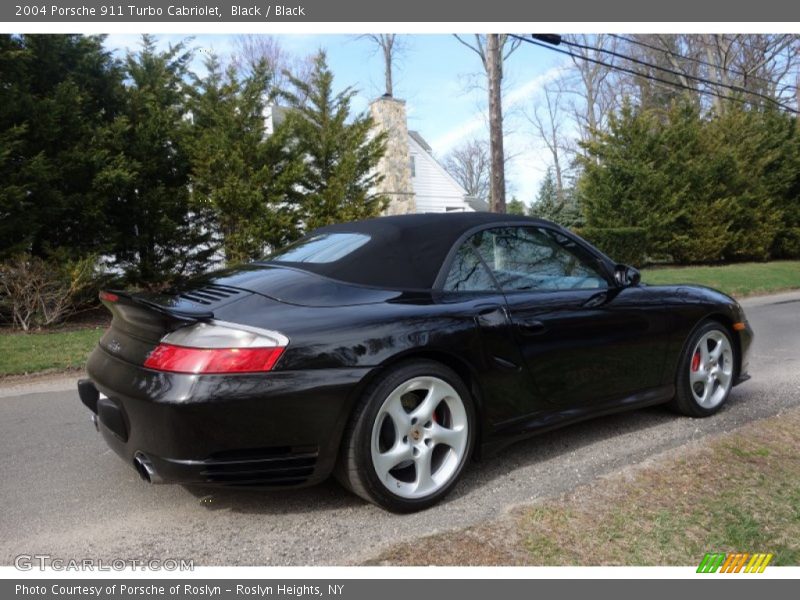 Black / Black 2004 Porsche 911 Turbo Cabriolet