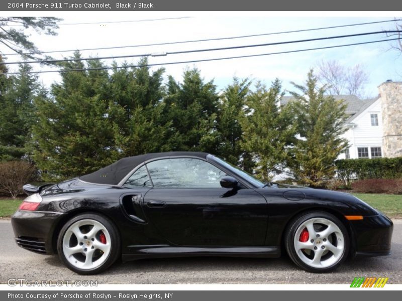 Black / Black 2004 Porsche 911 Turbo Cabriolet