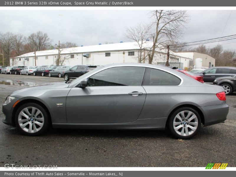 Space Grey Metallic / Oyster/Black 2012 BMW 3 Series 328i xDrive Coupe