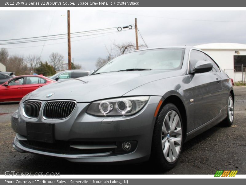 Space Grey Metallic / Oyster/Black 2012 BMW 3 Series 328i xDrive Coupe