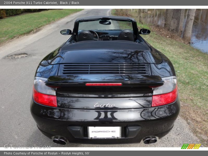 Black / Black 2004 Porsche 911 Turbo Cabriolet