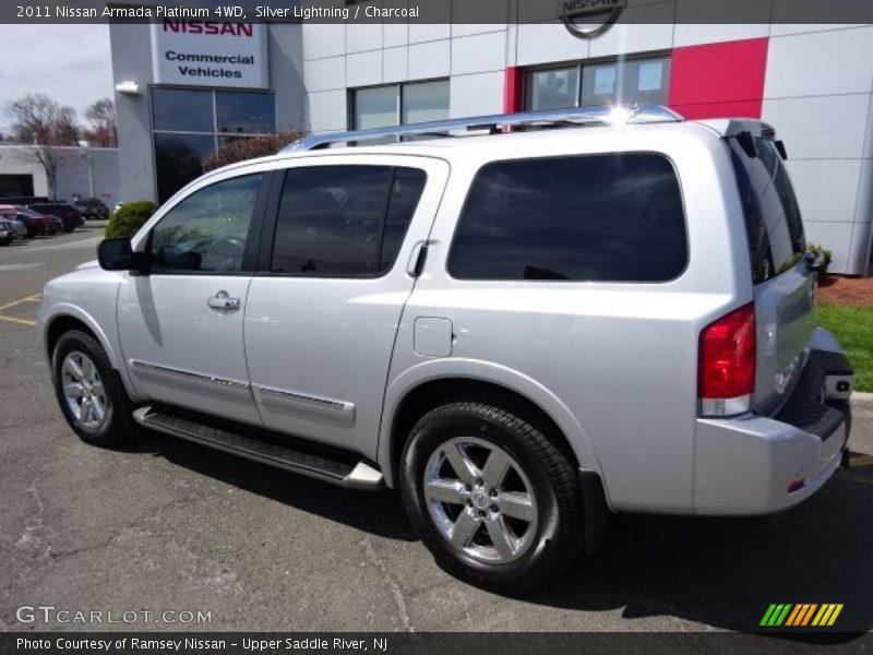 Silver Lightning / Charcoal 2011 Nissan Armada Platinum 4WD
