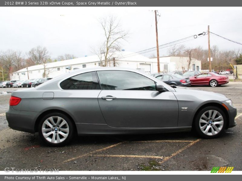 Space Grey Metallic / Oyster/Black 2012 BMW 3 Series 328i xDrive Coupe