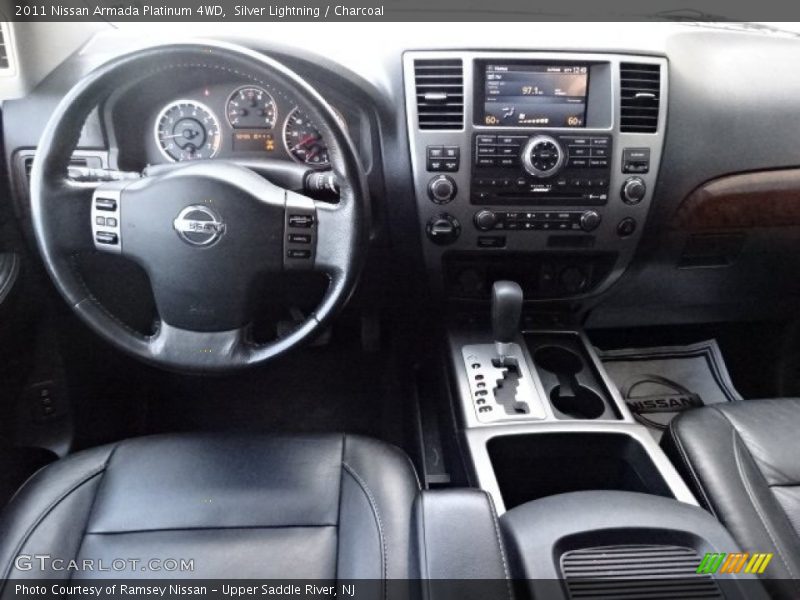 Silver Lightning / Charcoal 2011 Nissan Armada Platinum 4WD