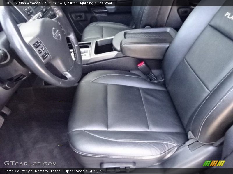 Silver Lightning / Charcoal 2011 Nissan Armada Platinum 4WD