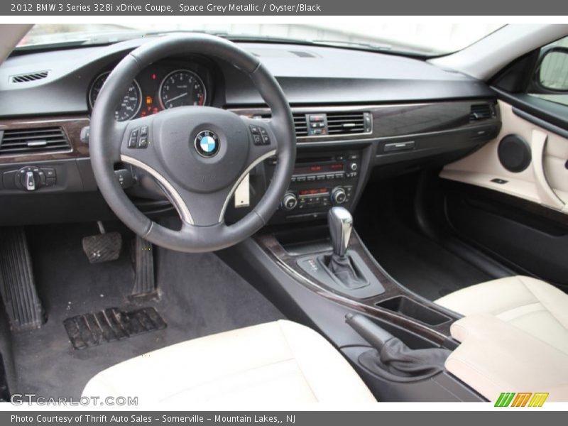 Space Grey Metallic / Oyster/Black 2012 BMW 3 Series 328i xDrive Coupe