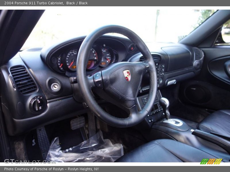 Black / Black 2004 Porsche 911 Turbo Cabriolet