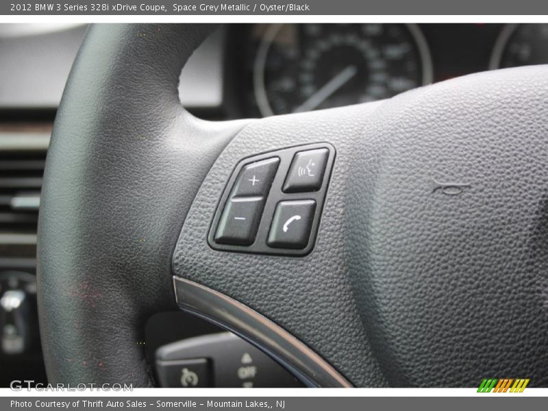 Space Grey Metallic / Oyster/Black 2012 BMW 3 Series 328i xDrive Coupe