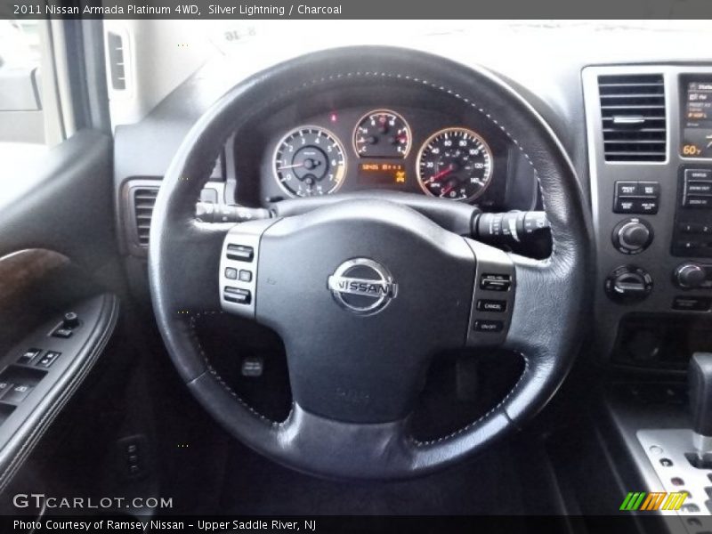 Silver Lightning / Charcoal 2011 Nissan Armada Platinum 4WD