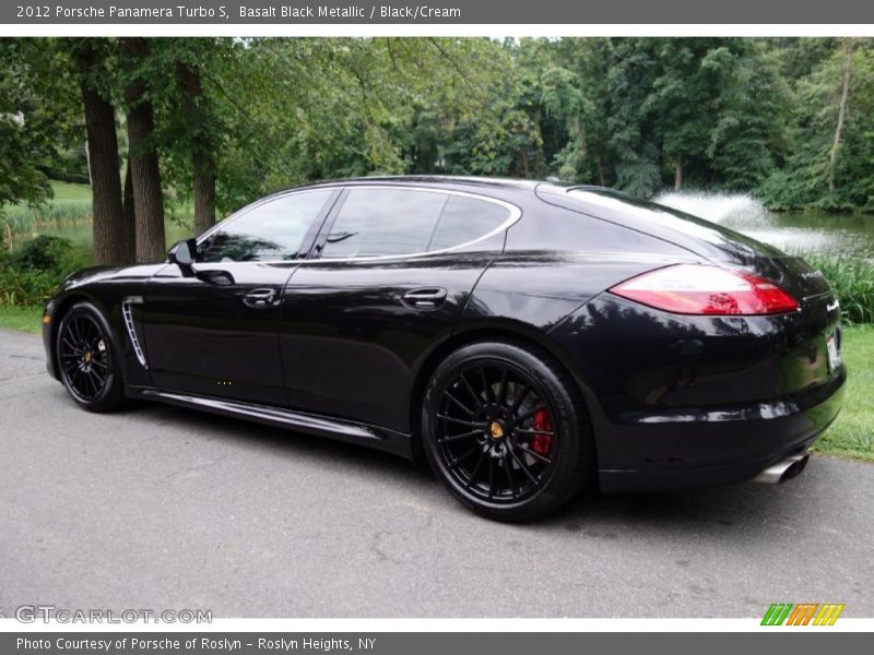 Basalt Black Metallic / Black/Cream 2012 Porsche Panamera Turbo S