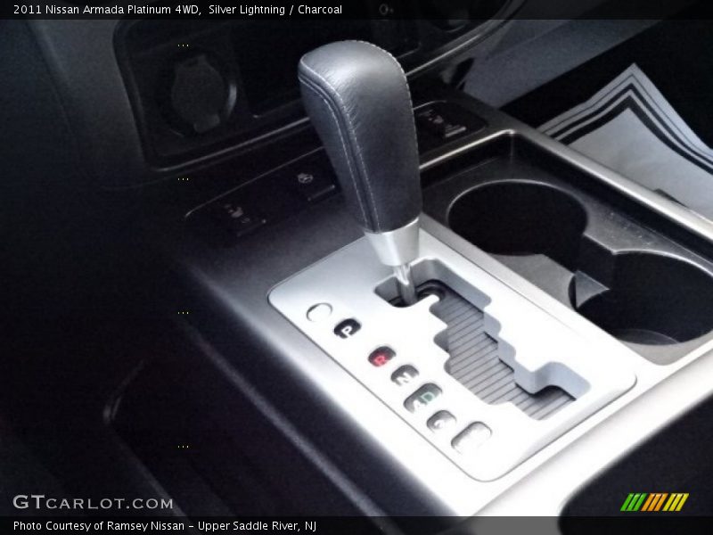 Silver Lightning / Charcoal 2011 Nissan Armada Platinum 4WD