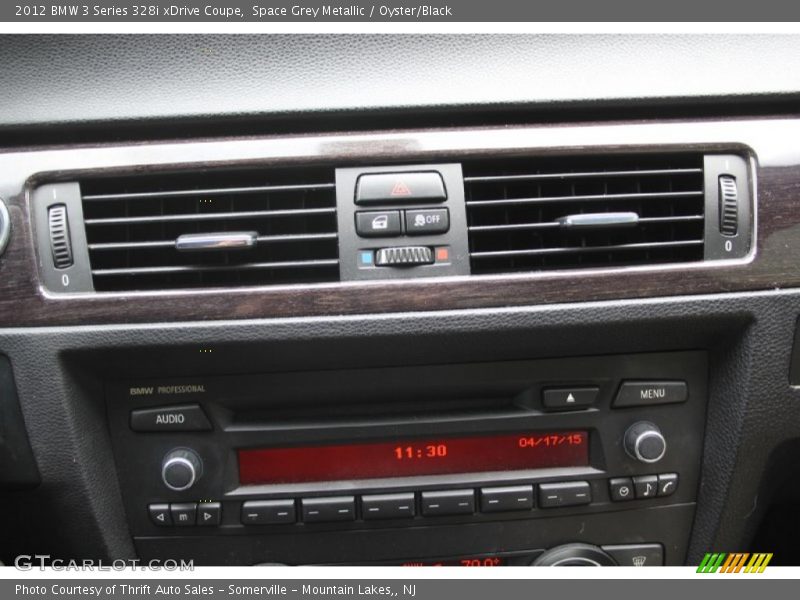 Space Grey Metallic / Oyster/Black 2012 BMW 3 Series 328i xDrive Coupe