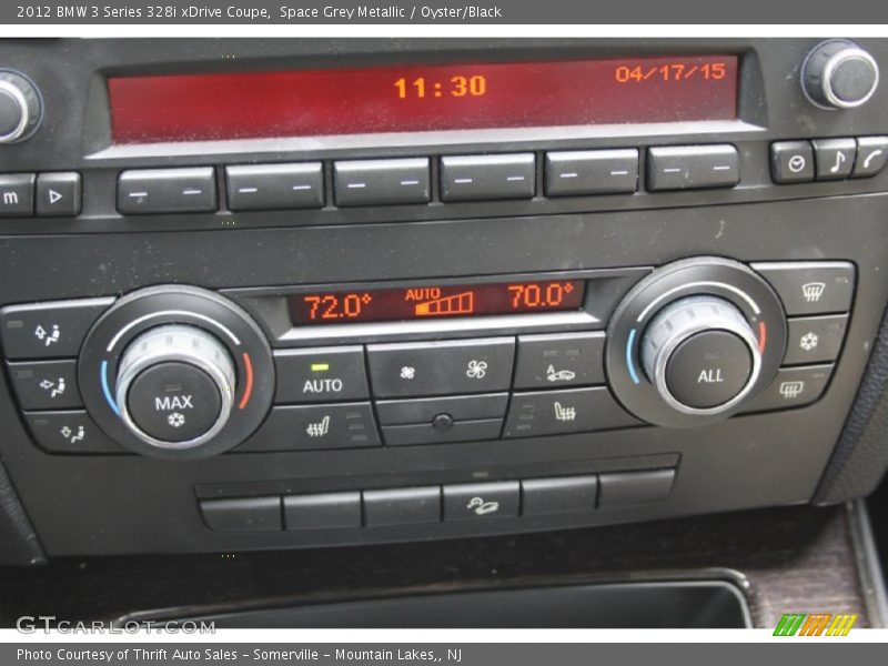 Space Grey Metallic / Oyster/Black 2012 BMW 3 Series 328i xDrive Coupe