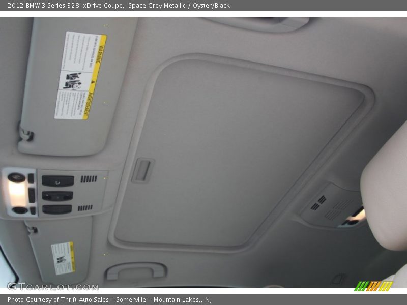 Space Grey Metallic / Oyster/Black 2012 BMW 3 Series 328i xDrive Coupe
