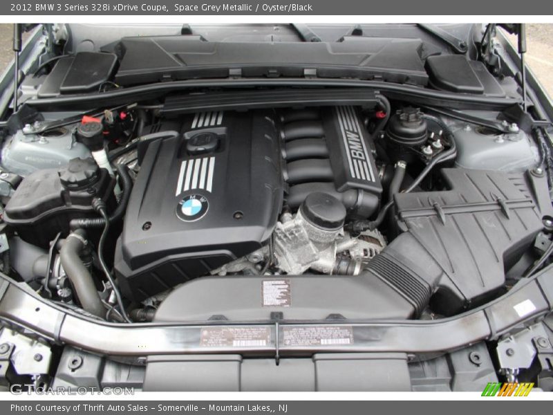 Space Grey Metallic / Oyster/Black 2012 BMW 3 Series 328i xDrive Coupe