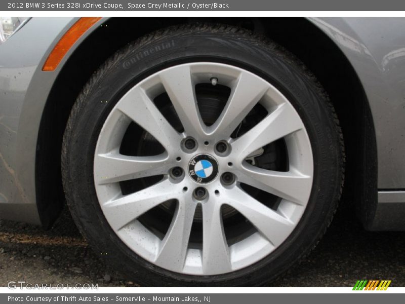 Space Grey Metallic / Oyster/Black 2012 BMW 3 Series 328i xDrive Coupe