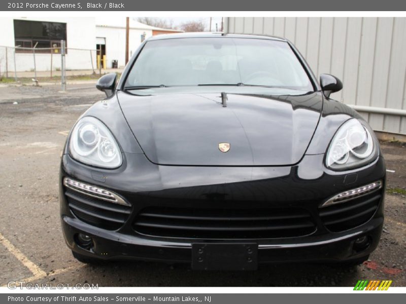 Black / Black 2012 Porsche Cayenne S