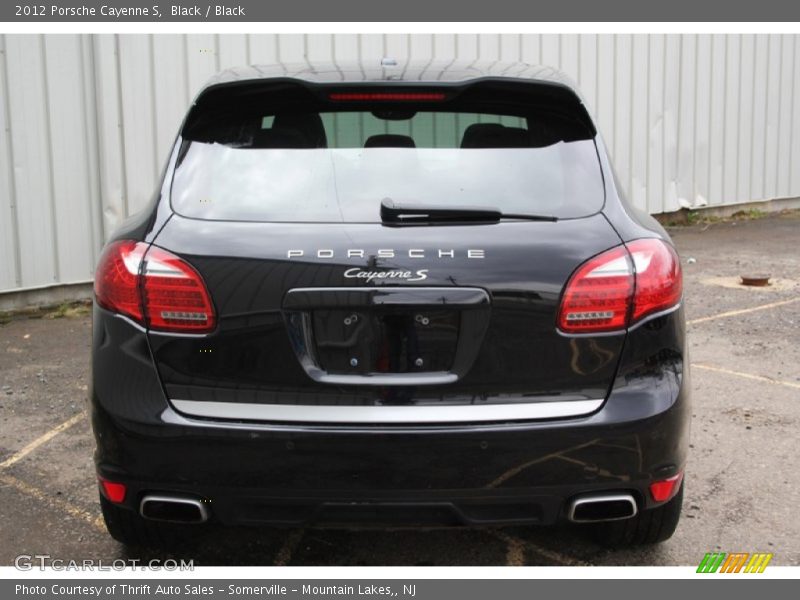 Black / Black 2012 Porsche Cayenne S