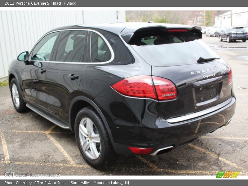 Black / Black 2012 Porsche Cayenne S