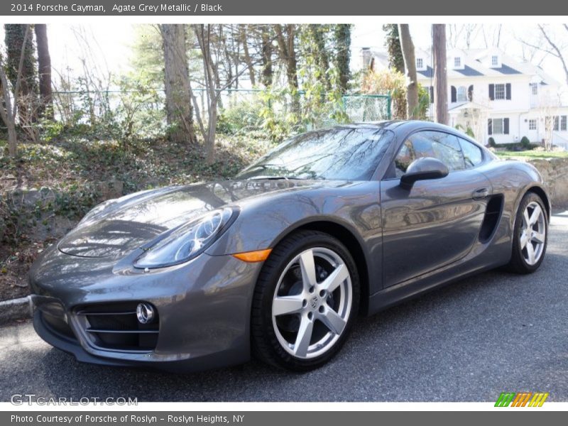 Agate Grey Metallic / Black 2014 Porsche Cayman